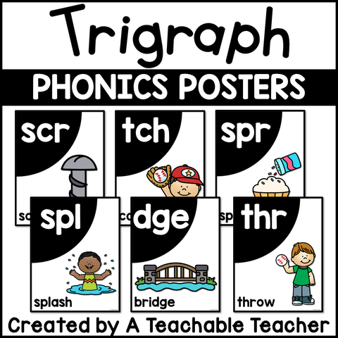 Trigraph Phonics Posters