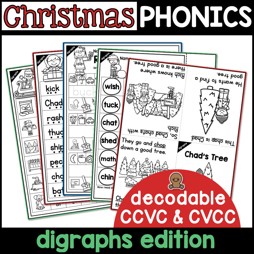 christmas-digraphs-activities-no-prep-phonics-worksheets-a-teachable-teacher for Free Printable Christmas Phonics Worksheets Christmas Digraphs Activities- NO PREP Phonics Worksheets – A Teachable Teacher for Free Printable Christmas Phonics Worksheets