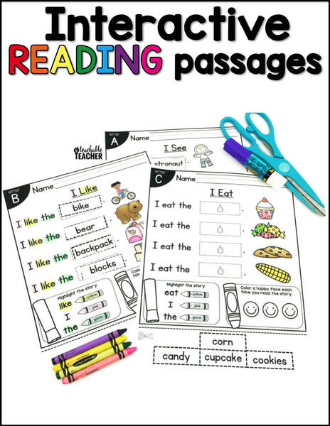 Interactive Reading Passages - The ABC Edition – A Teachable Teacher