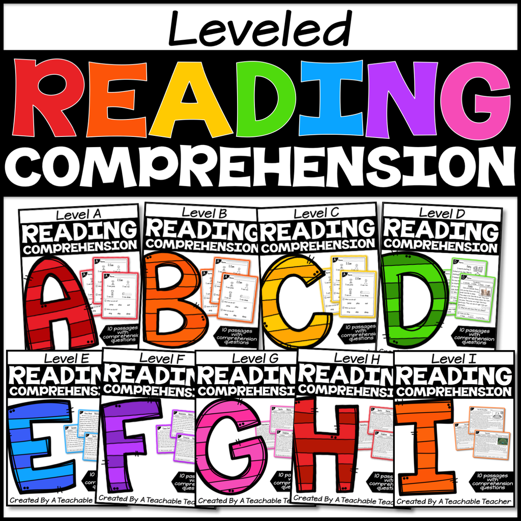 Leveled Reading Passages AI BUNDLE A Teachable Teacher