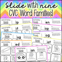 Word Family Letter Slides - CVC Edition