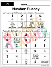 Move and Master Fluency Tables - Numbers Edition