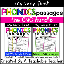 My Very First Phonics Passages- The CVC BUNDLE