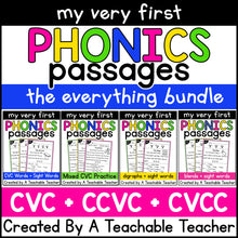 My Very First Phonic Passages- The Everything BUNDLE