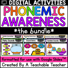 Phonemic Awareness Google Slides™- THE BUNDLE