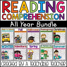 Reading Comprehension All Year BUNDLE