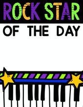 Classroom Decor Series - Rockstar of the Day