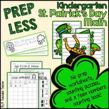 Prepless Kindergarten St. Patrick's Day Math - 15+ Activities