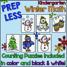 Prepless Kindergarten Winter Math - 25+ Activities